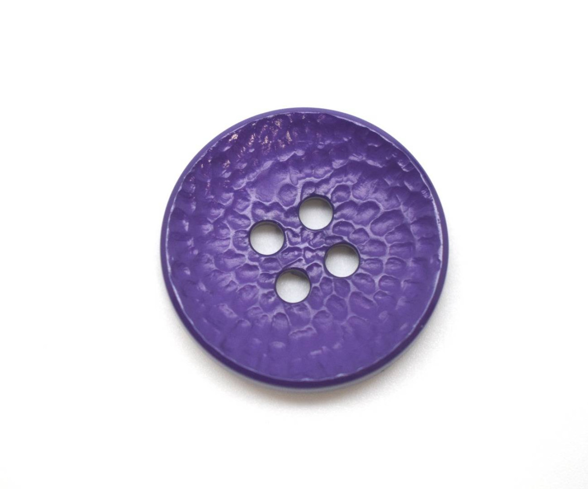 B1251 Large Concave Matte Plastic Italian Buttons 21mm Classic Four ...